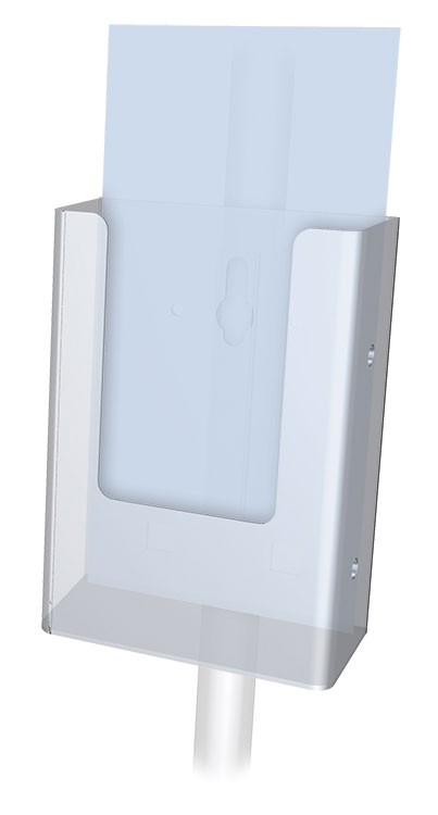 Snap On Acrylic Brochure Holder