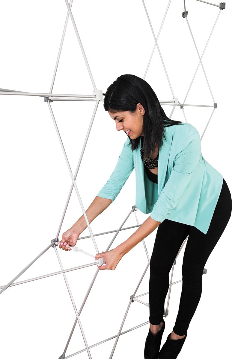 Embrace 8' Extra Tall Tension Fabric Display