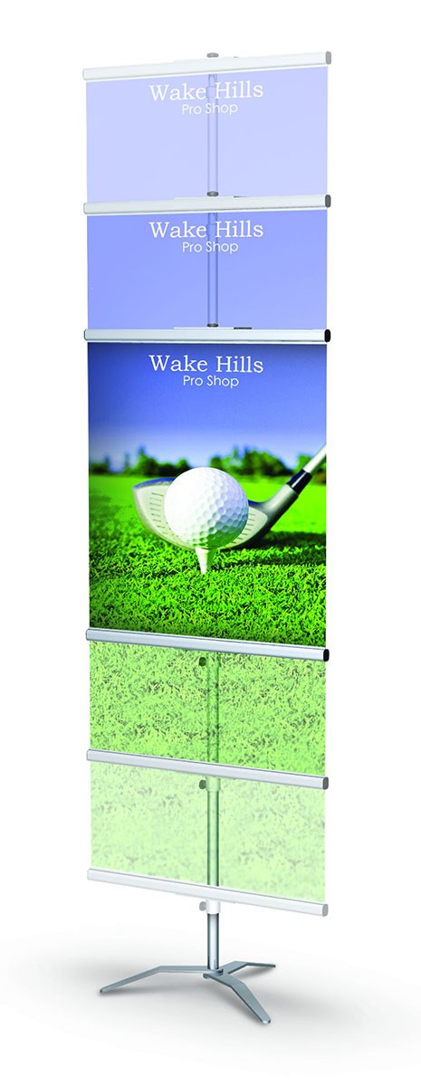 GripGraphic Banner Stand 24 Portable Banner Stand