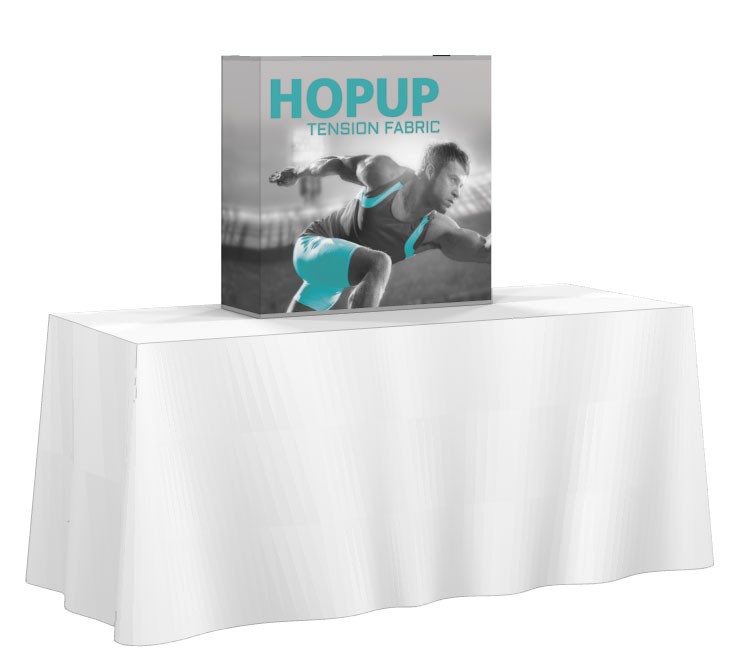 HopUp 1x1 Tension Fabric Table Top Display