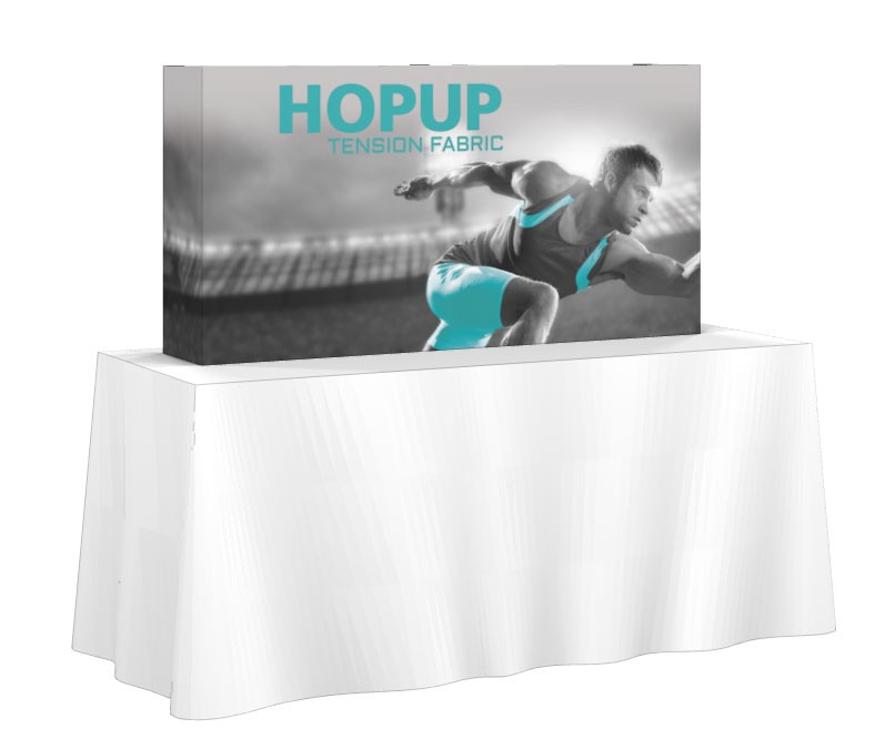 Hopup 2x1 Tension Fabric Table Top Display