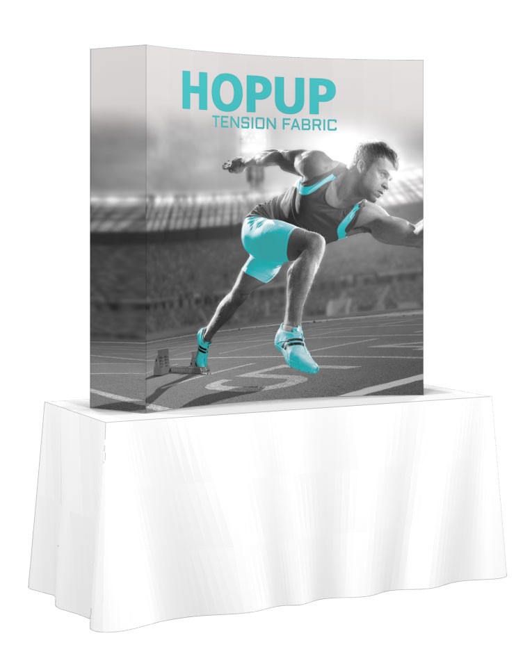 HopUp 2x2 Tension Fabric Table Top Display