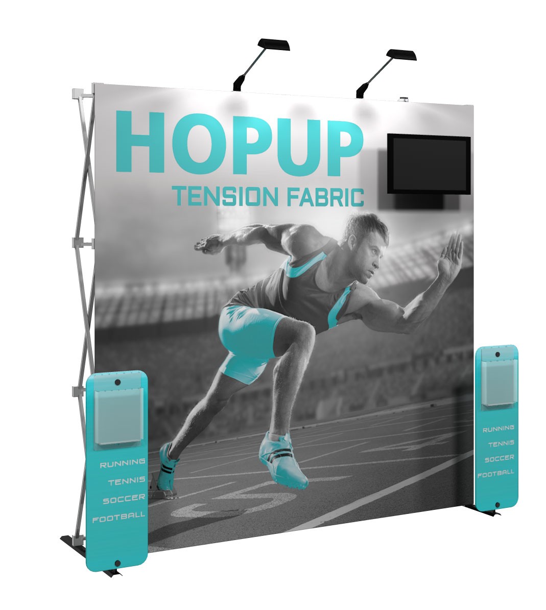 Hopup 3x3 Tension Fabric Pop Up Display