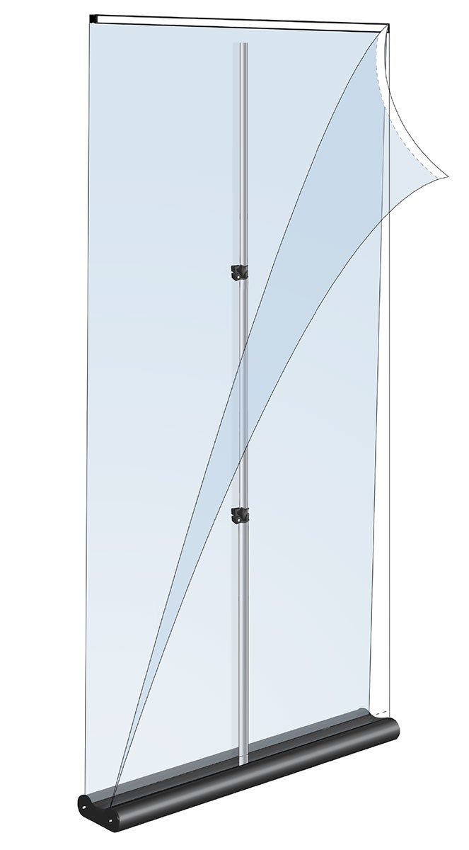 Mercury Double 24 Two Sided Retractable Banner Stand