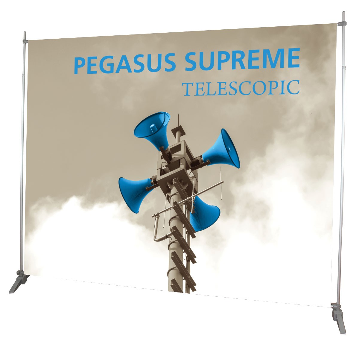 Pegasus Supreme Telescopic Portable Banner Stand