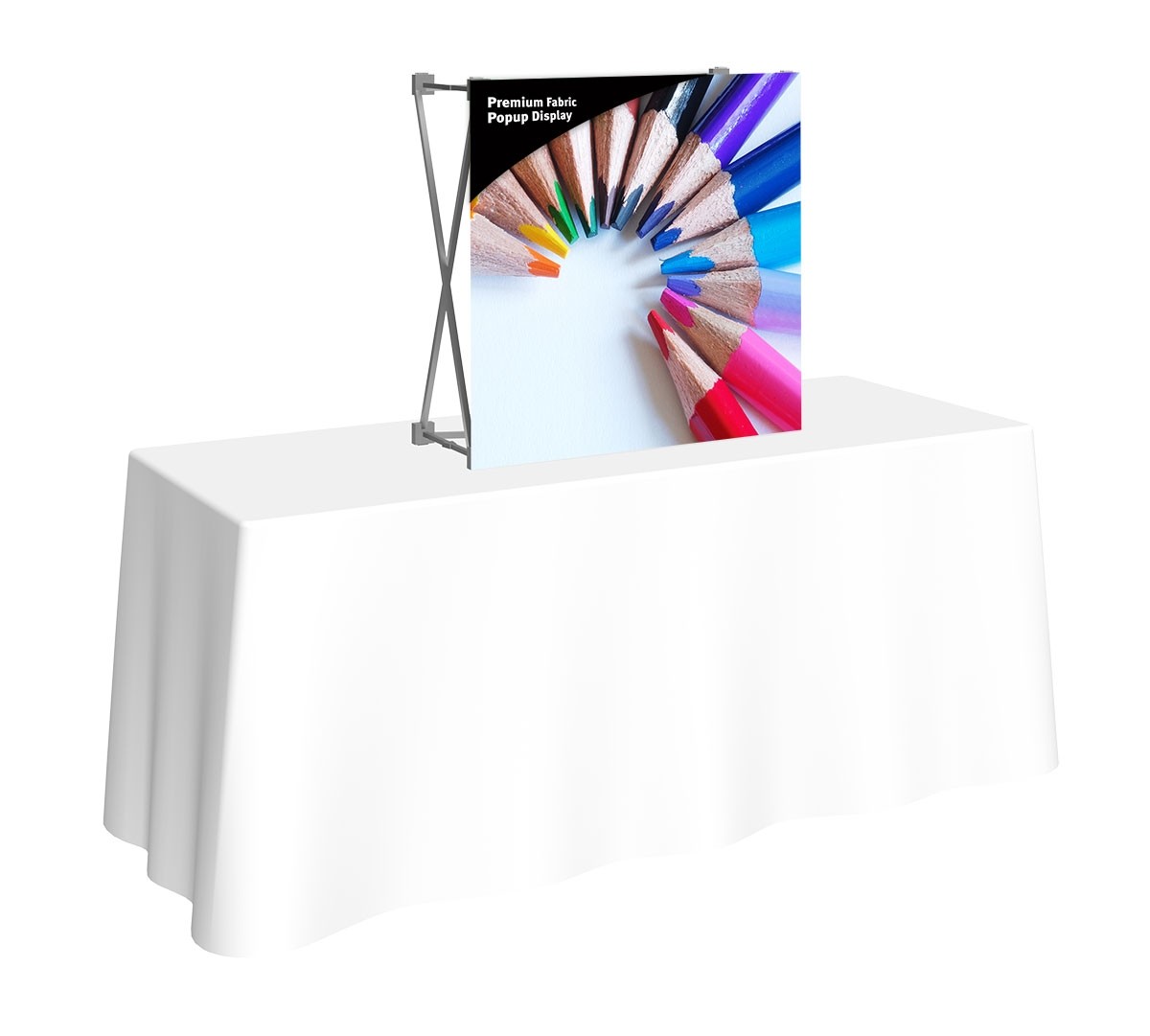 Premium Fabric Popup 2.5' Table Top Display