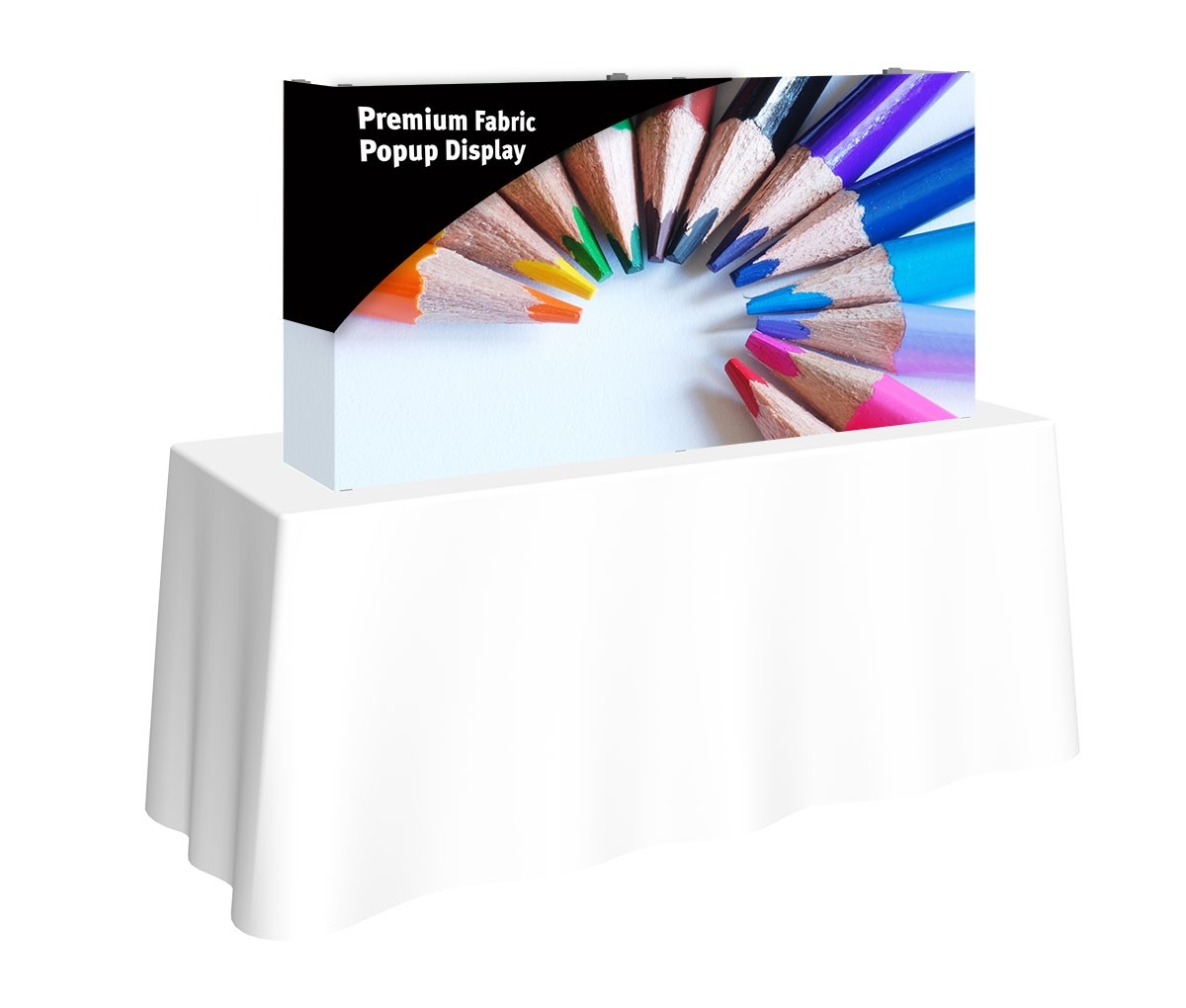 Premium Fabric Popup 5' x 2.5' Table Top Display