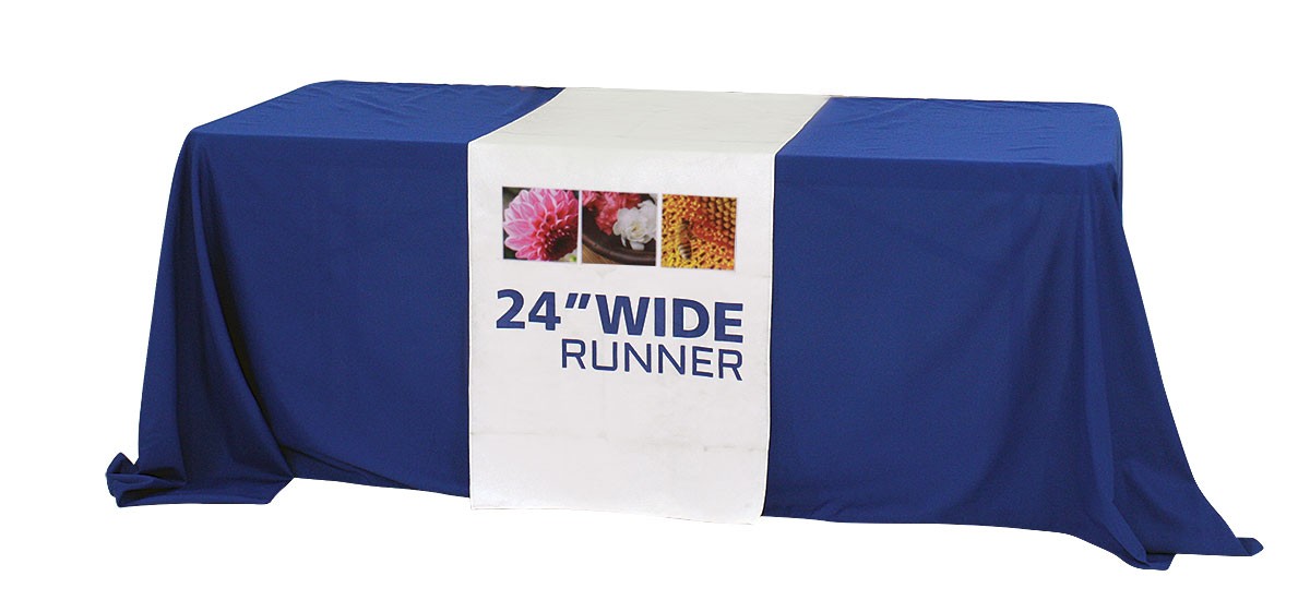 Full Color 24 Inch Wide Table Runner