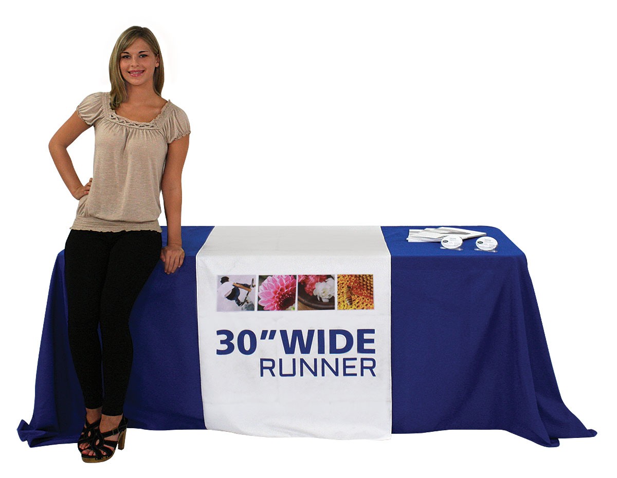 Full Color 30 Inch Wide Table Runner
