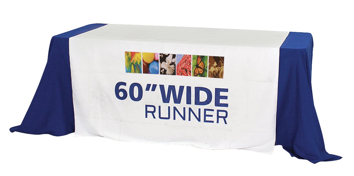 Full Color 60 Inch Wide Table Runner