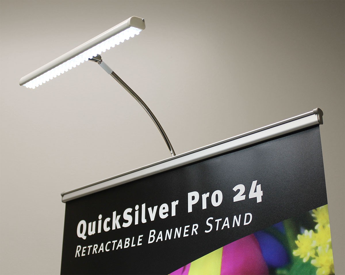 Universal LED Banner Stand Spotlight