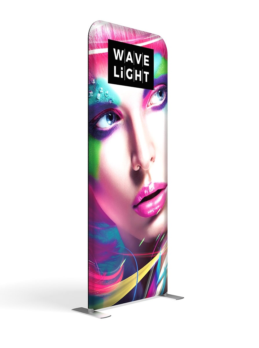 WaveLight 3' Premium Backlit Fabric Display