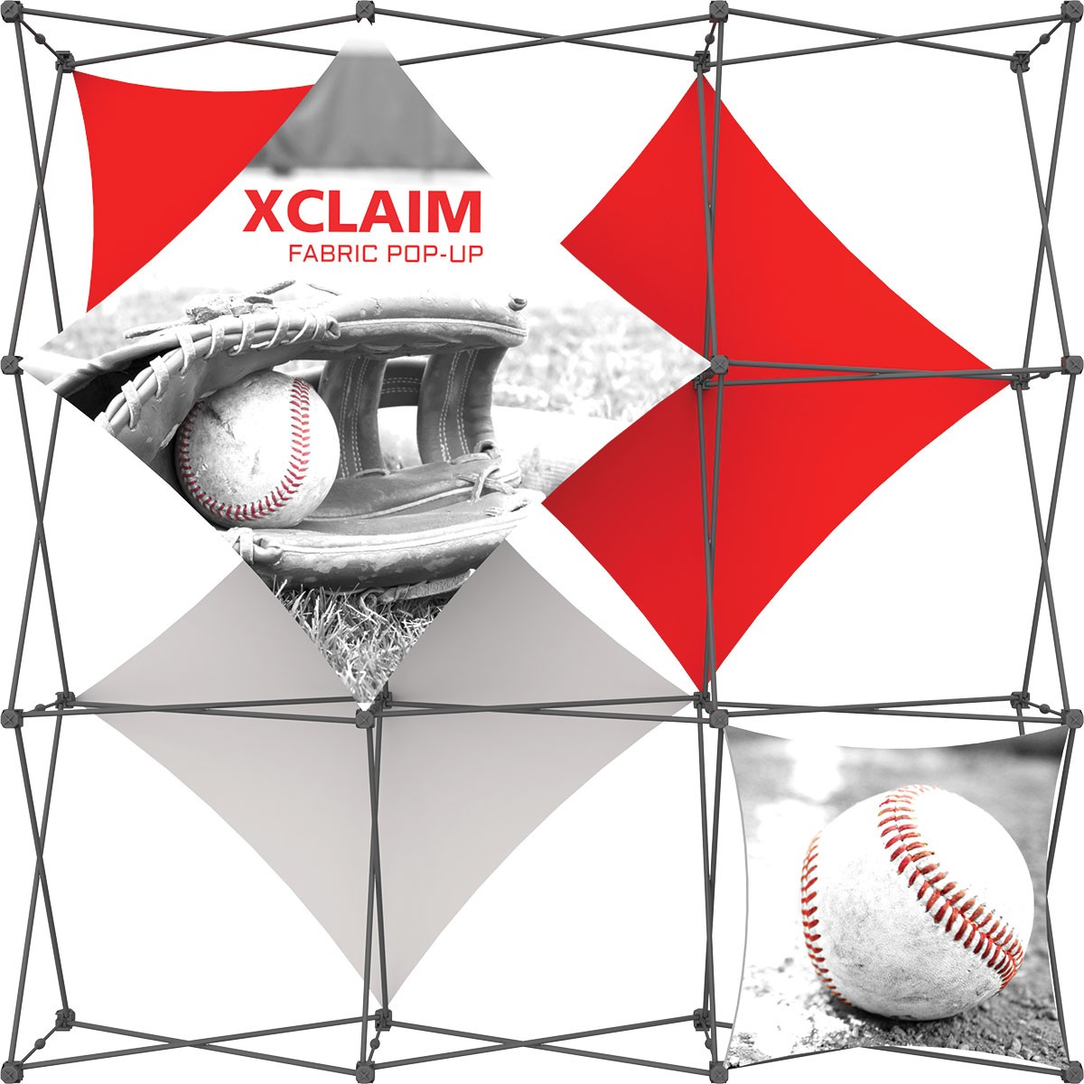 XClaim 8' Fabric Pop Up Display Kit 2