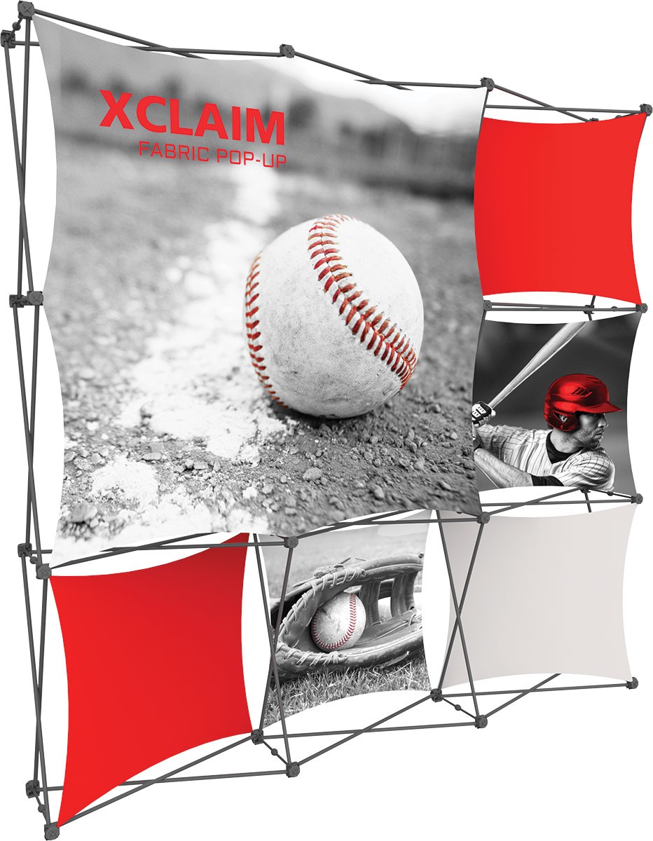 XClaim 8' Fabric Pop Up Display Kit 3