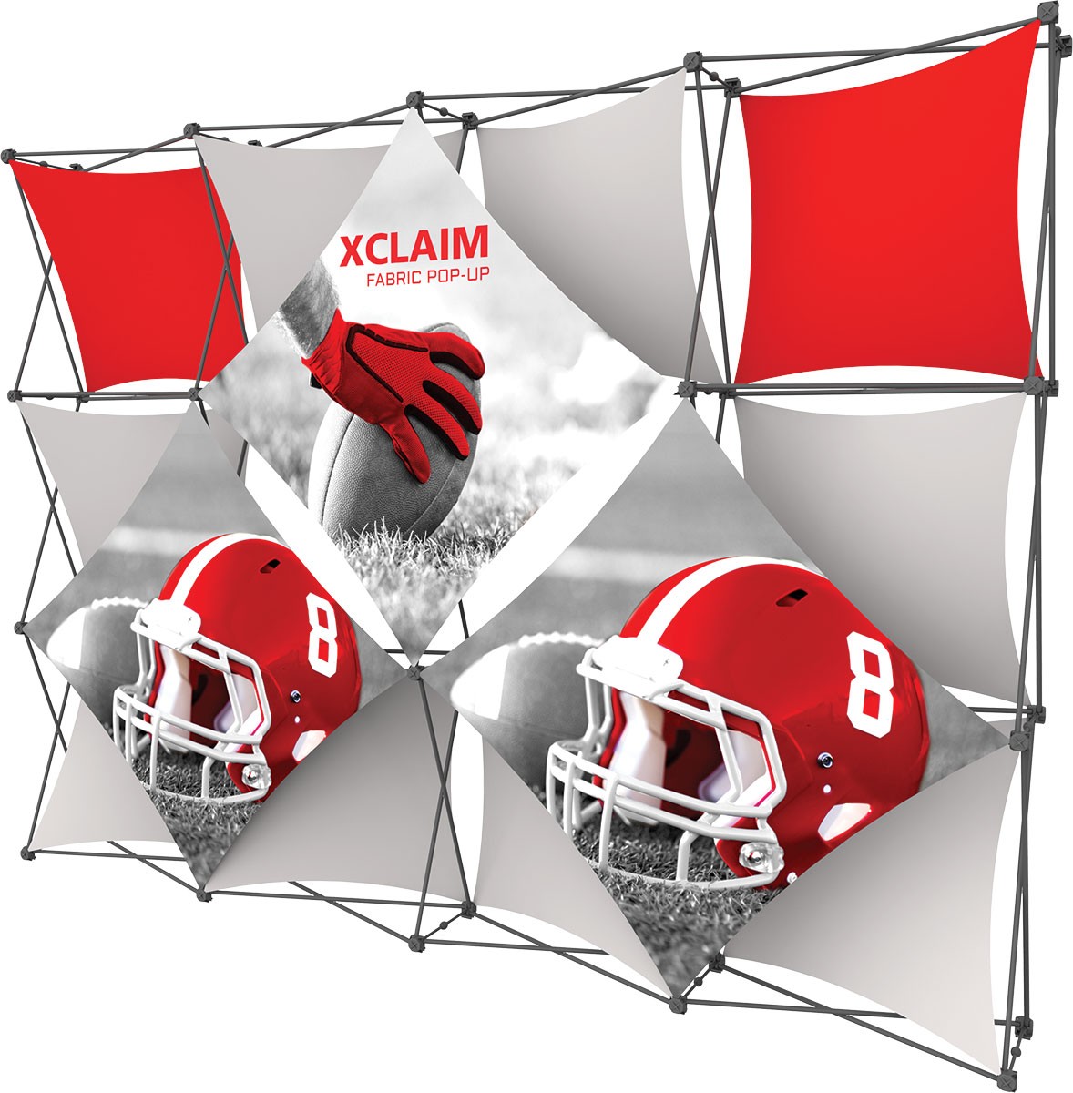 XClaim 10' Fabric Pop Up Display Kit 5