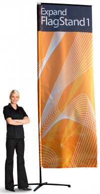 Expand FlagStand Medium Outdoor Flag and Banner Pole