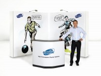 Expand 2000 L-Shaped Pop Up Trade Show Display
