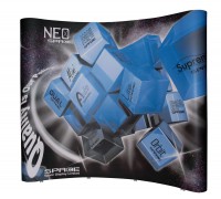 Neo 4x3 10' Curved Wall Pop Up Display