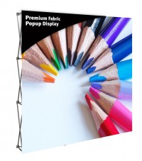 Premium Fabric Popup 8' Display