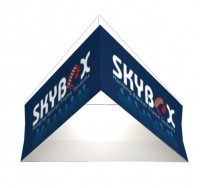 Triangle 12' Hanging Fabric Structure Replacement Graphic