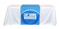 Full Color 30 Inch Wide Table Runner