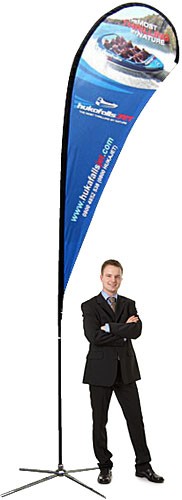 Teardrop Banner Large Outdoor Banner Stand