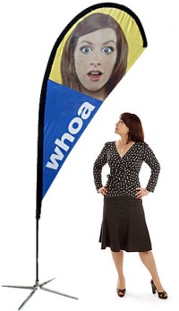 Teardrop Banner Small Outdoor Banner Stand