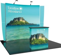 Formulate 10 ft Vertical Curve Wall Tension Fabric Display
