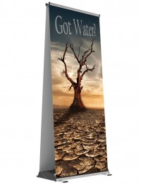 Vela Double Sided Retractable Outdoor Banner Stand