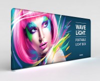 WaveLight 18' Premium Backlit Fabric Display