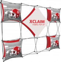 XClaim 10' Fabric Pop Up Display Kit 2