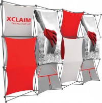 XClaim 10' Fabric Pop Up Display Kit 3