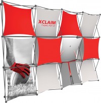 XClaim 10' Fabric Pop Up Display Kit 4