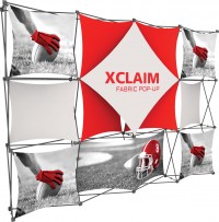 XClaim 10' Fabric Pop Up Display Kit 6