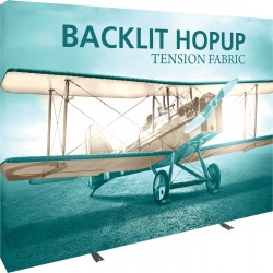 Backlit Hopup 10' Straight Replacement Graphic