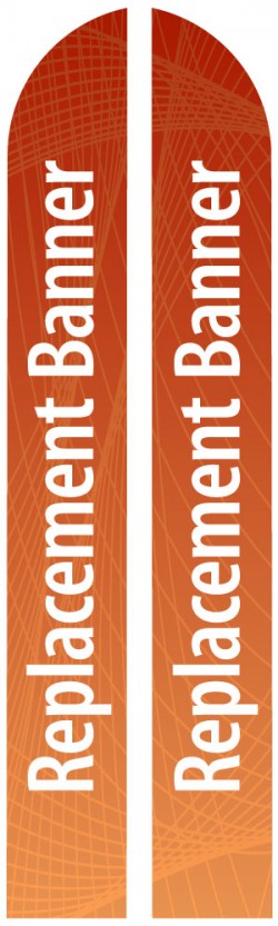 XL Double Sided Replacement Feather Banner