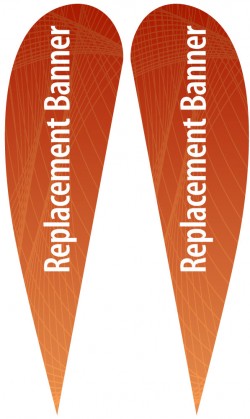 XL Double Sided Replacement Teardrop Banner